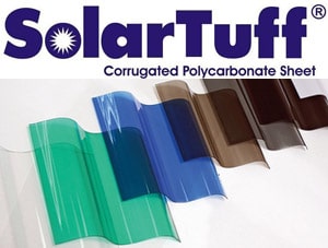 Atap Transparan Polycarbonate Solartuff