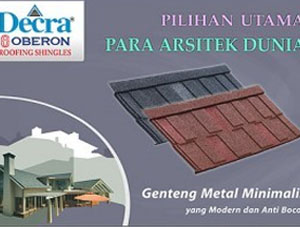 Genteng Metal Decra Oberon