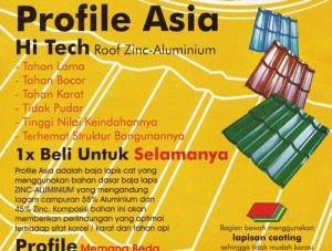 Genteng Metal Profile Asia